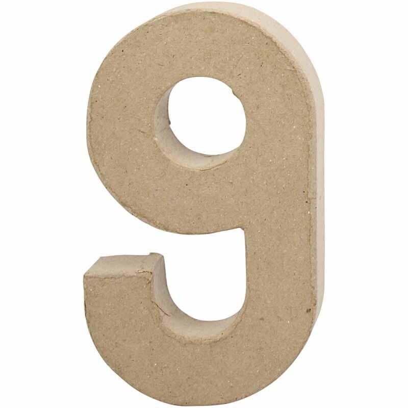 Tal, H: 20,5 cm, 9, 1 stk. billede