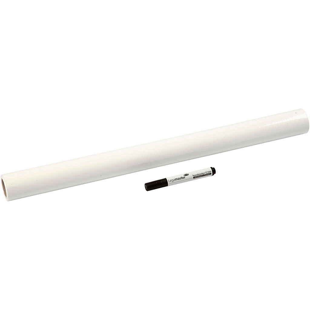 Magic whiteboard folie, 60 cm, hvid, 25 billede