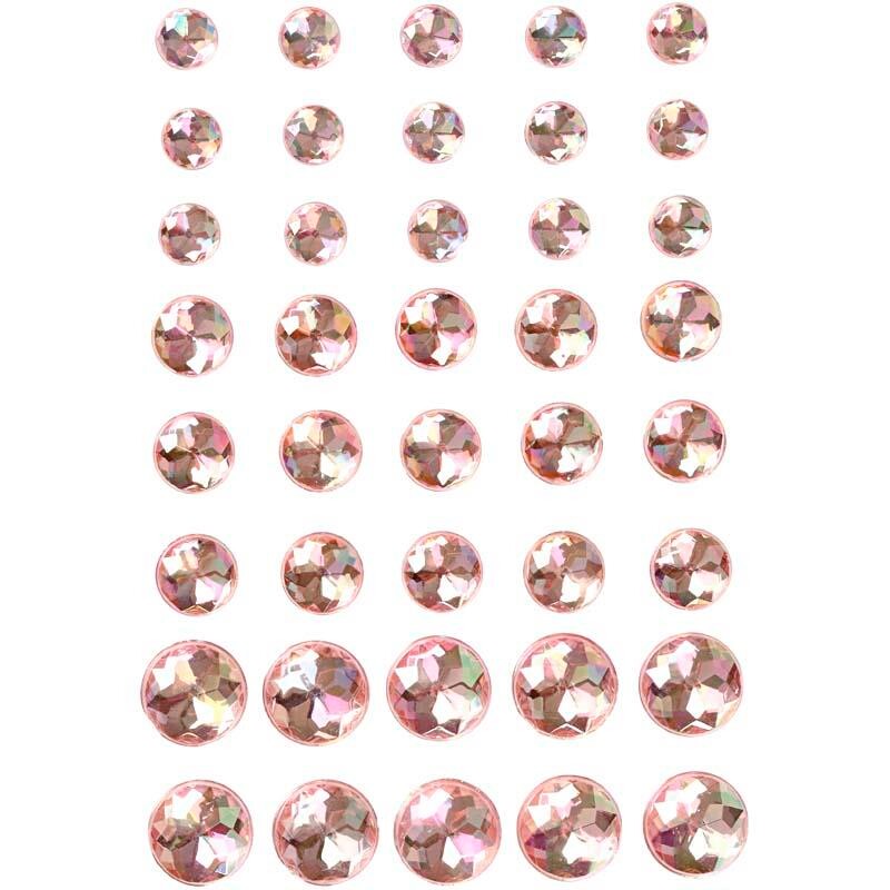 Rhinsten 6 8 10 Mm Pink 40 Ass.
