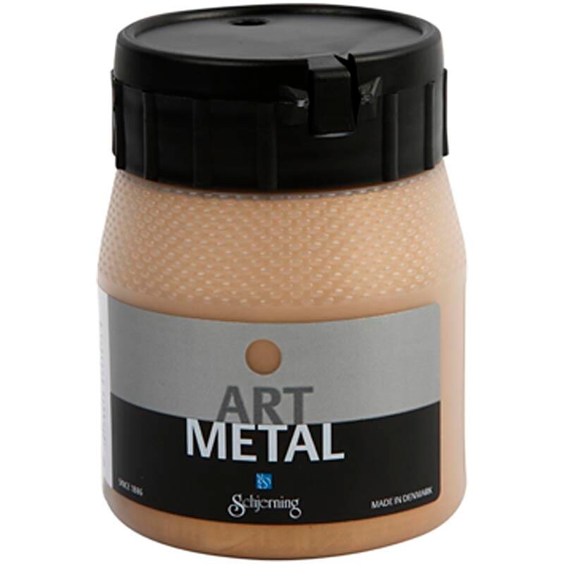 Schjerning Art Metal - Metalmaling, mellem guld, 250 ml billede