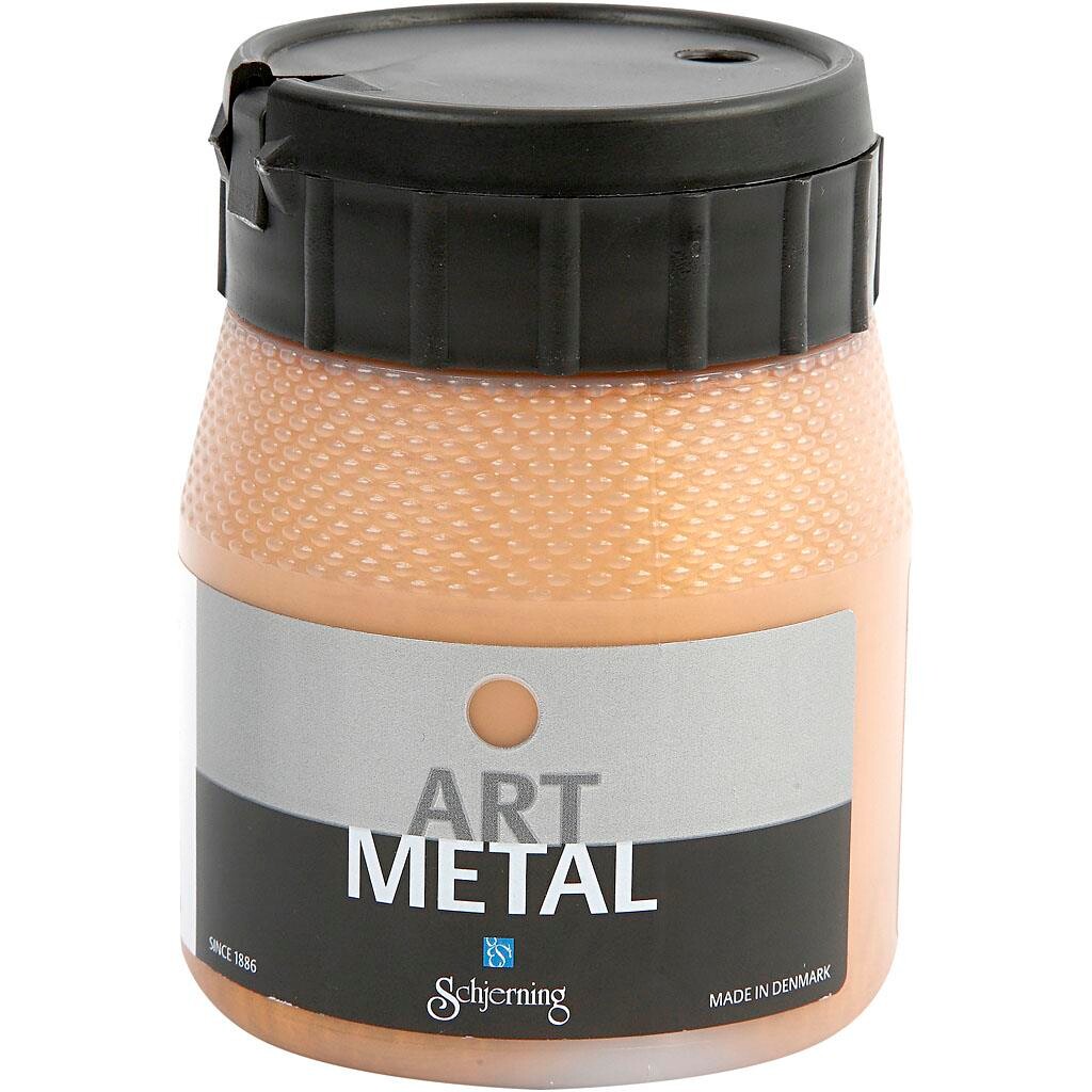 Schjerning Art Metal - Metalmaling, mørk guld, 250 ml