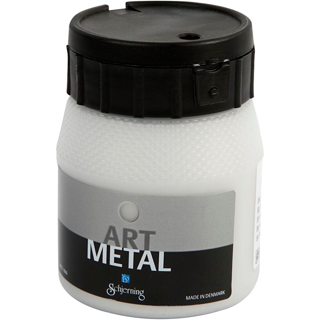Schjerning Art Metal - Metalmaling, sølv, 250 ml billede