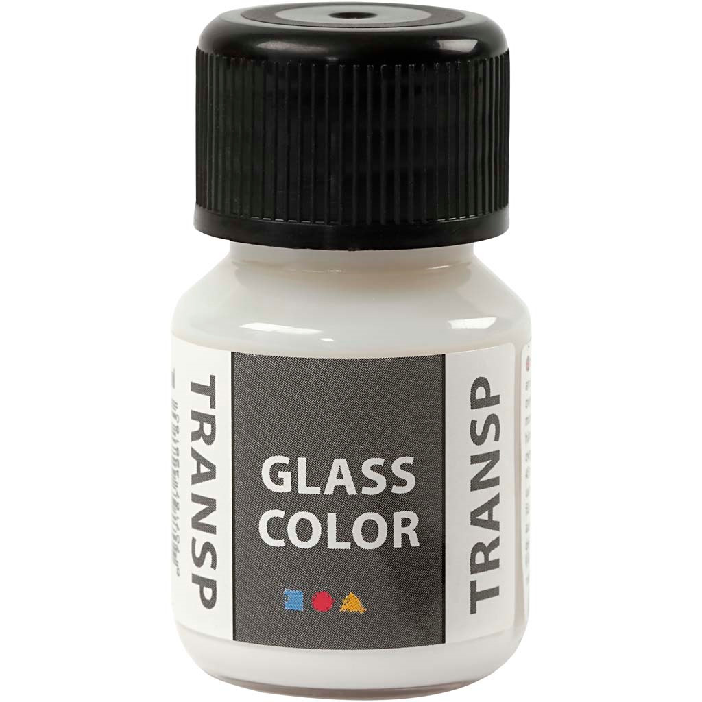 Billede af Glass Color Transparent, hvid, 35 ml