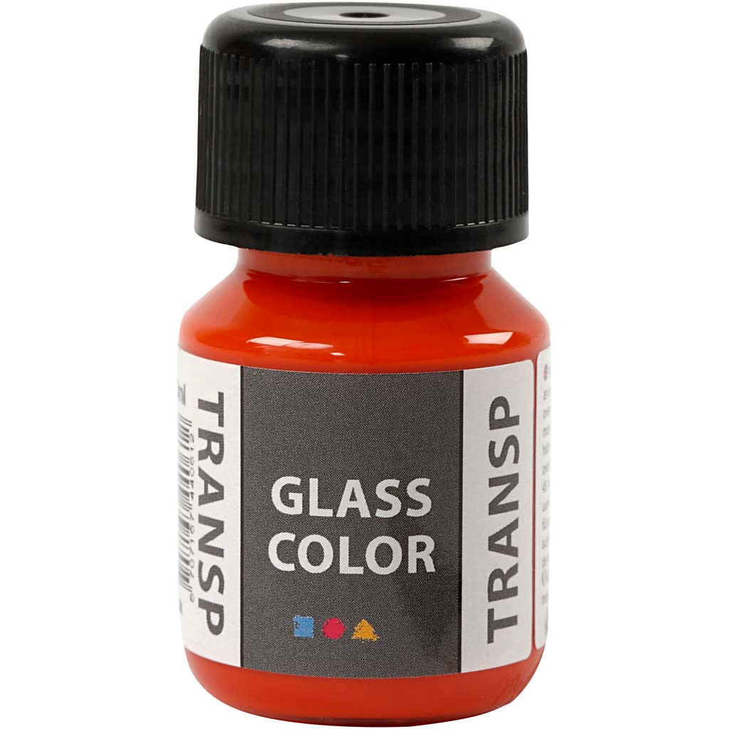 Billede af Glass Color Transparent, orange, 35 ml
