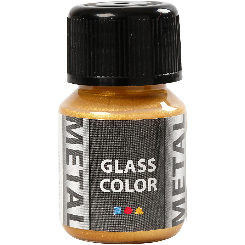 Billede af Glass Color Metal, guld, 35 ml