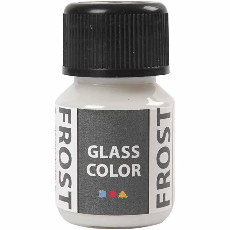 Billede af Glass Color Frost, hvid, 35 ml