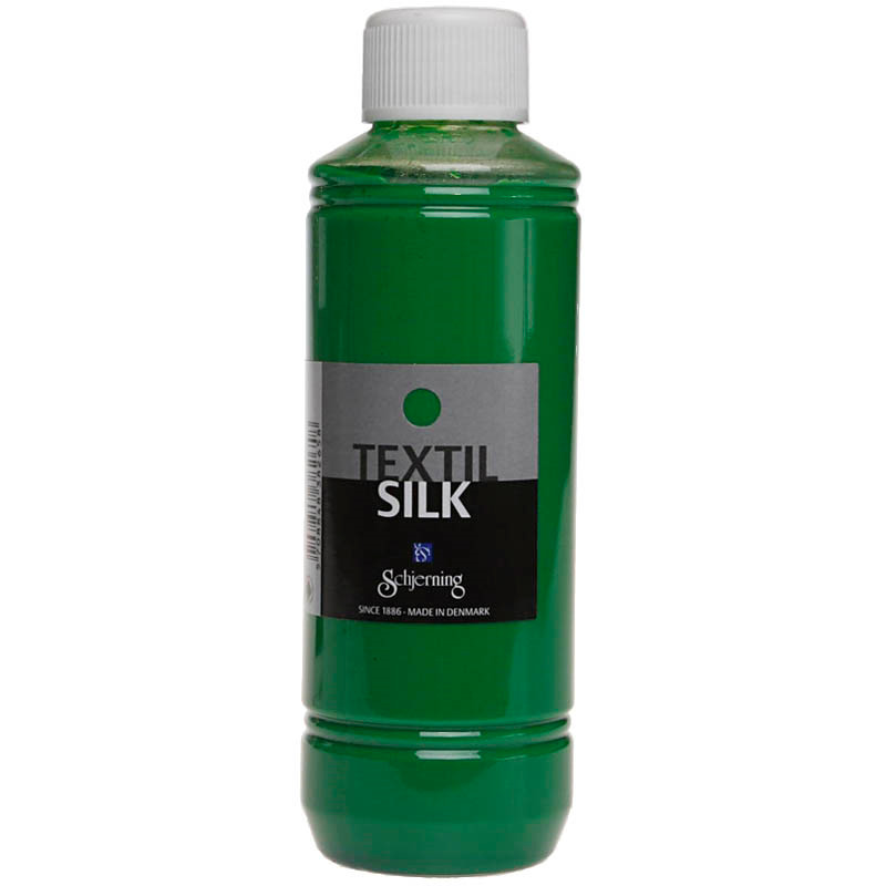 Textil Silk, brilliant grøn, 250 ml