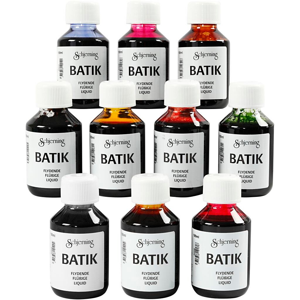 Billede af ES Batik - sortiment 10 x 100 ml