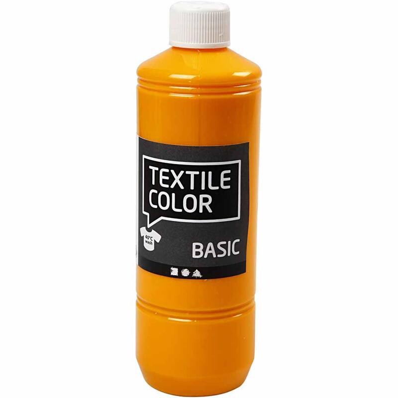 Billede af Textile Color, gul, 500 ml