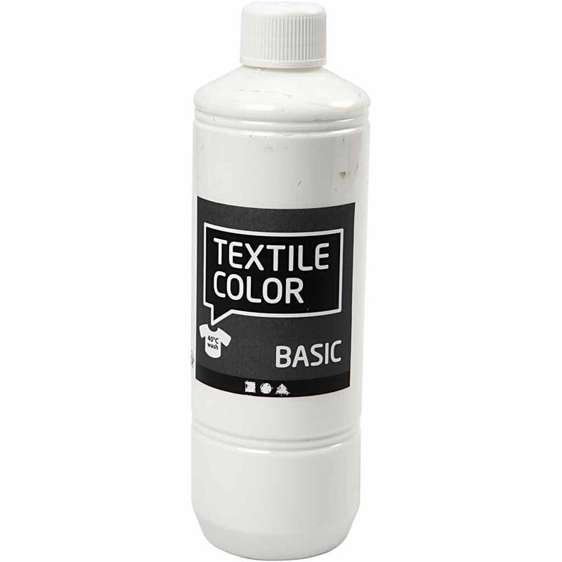 Billede af Textile Color, hvid, 500 ml