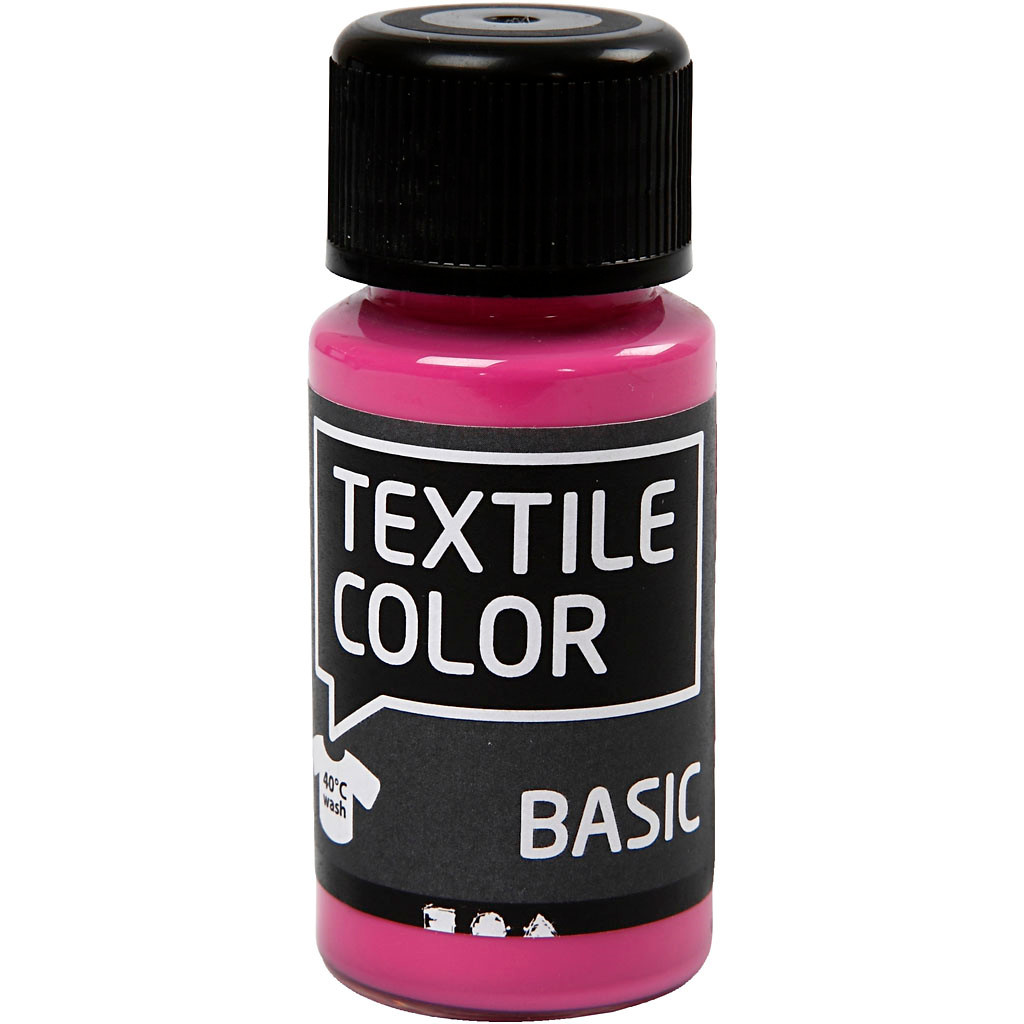 Billede af Textile Color, pink, 50 ml