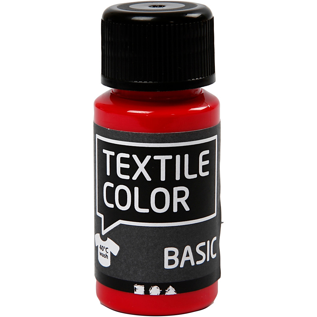 Textile Color, primær rød, 50 ml billede