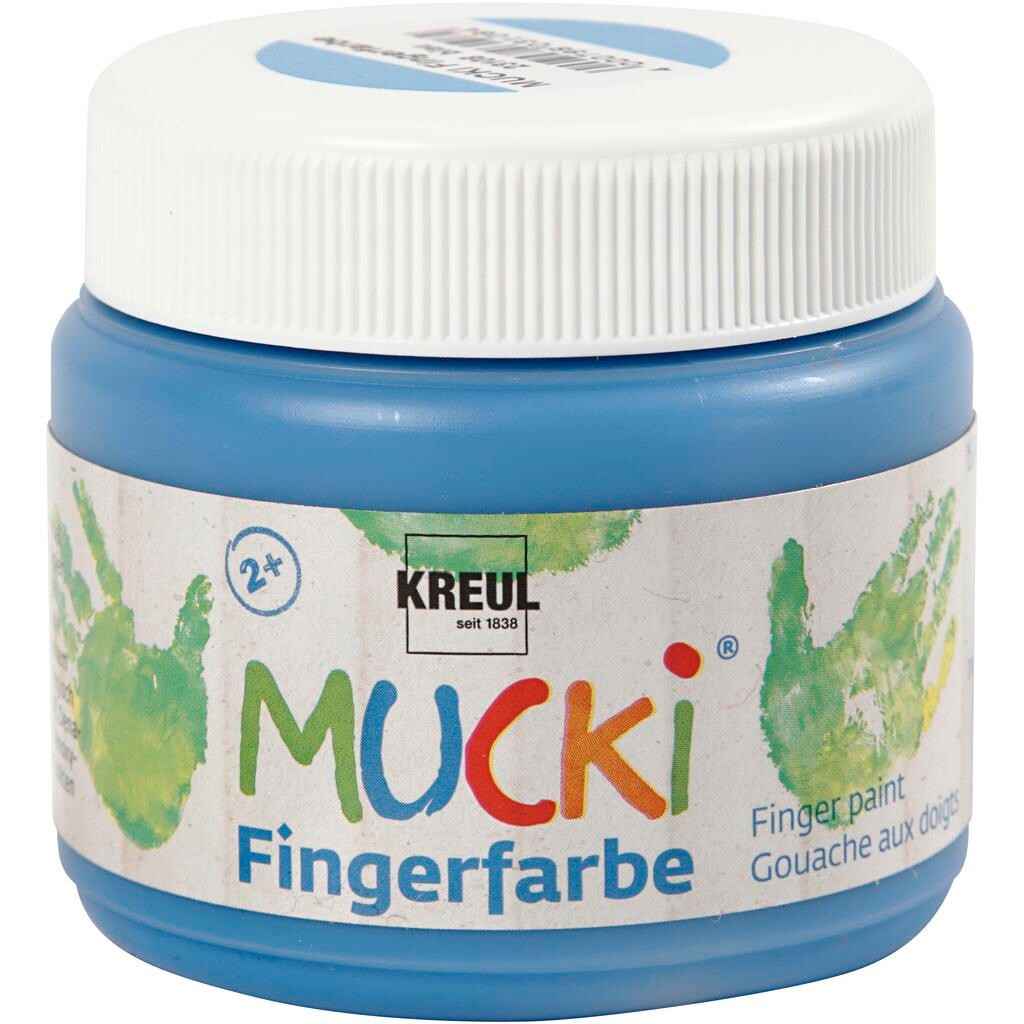 Billede af Fingermaling, blå, 150ml
