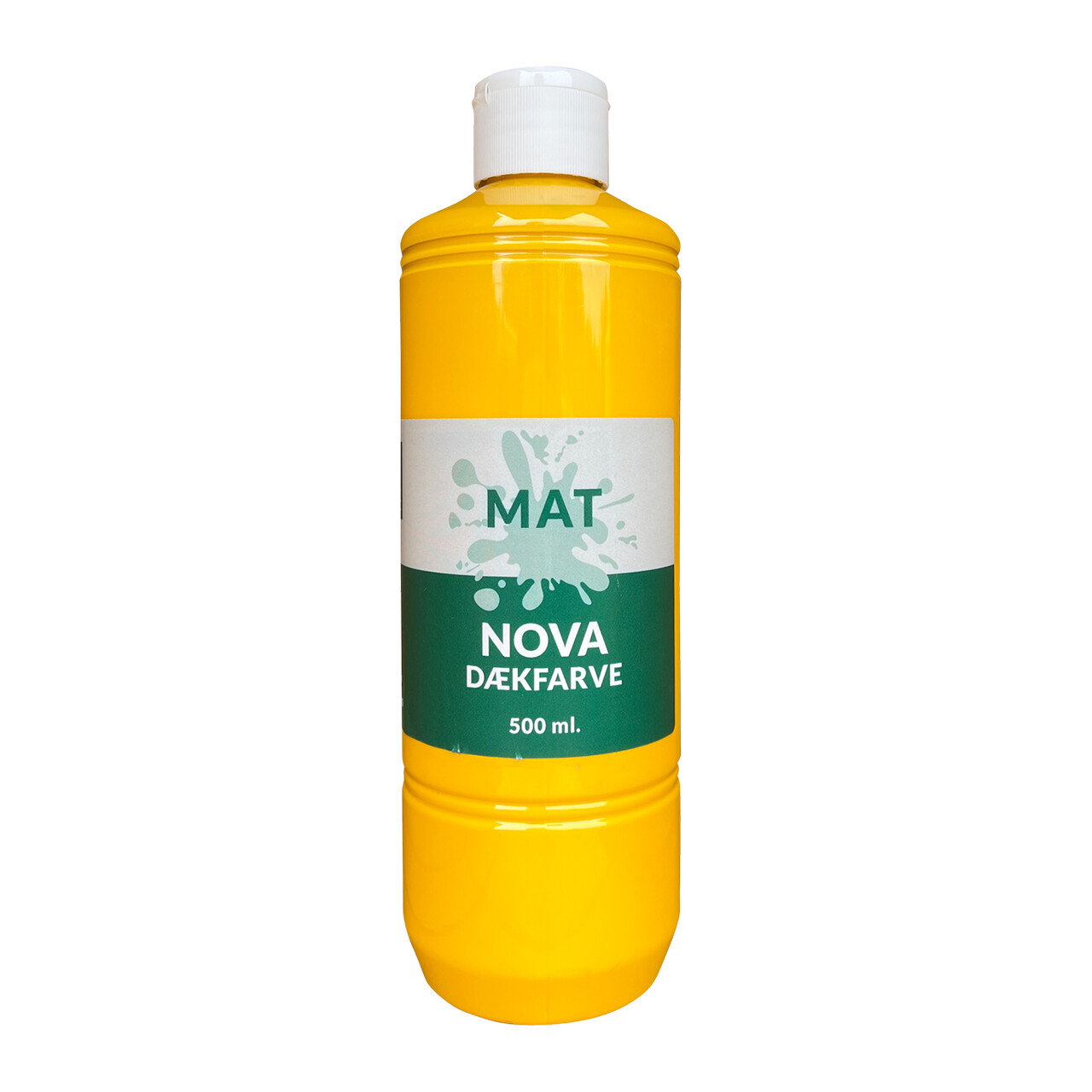 Nova mat dækfarve 500 ml. Solgul.