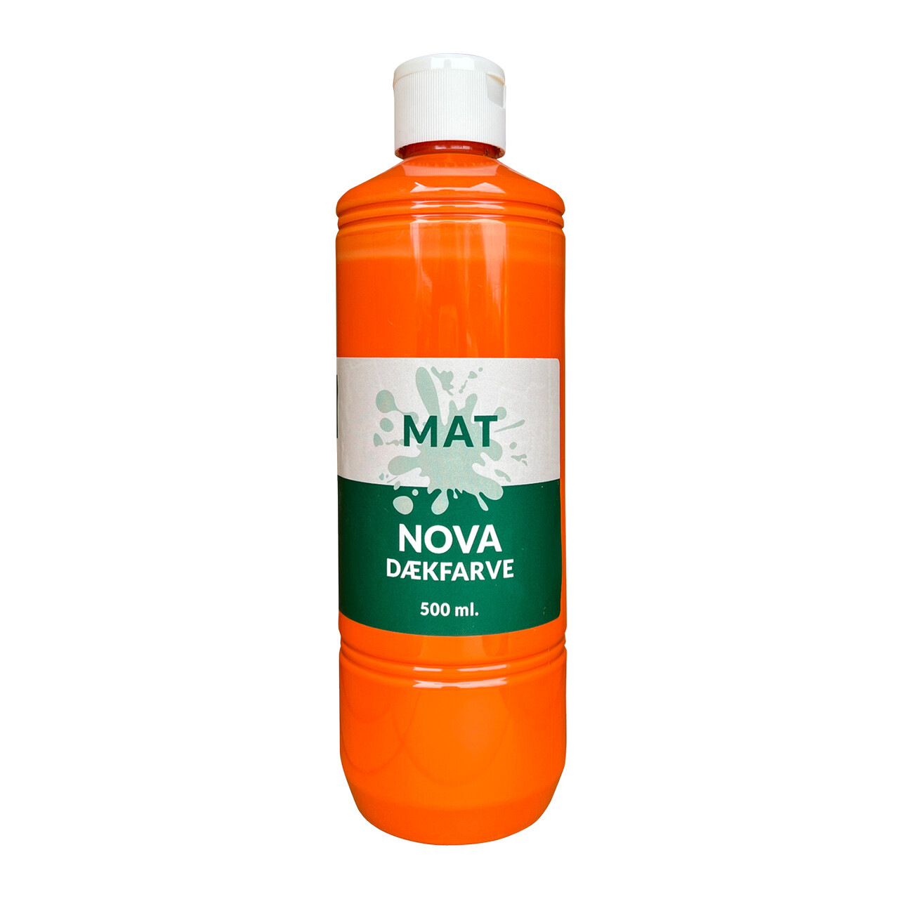 Nova mat dækfarve 500 ml. Orange.