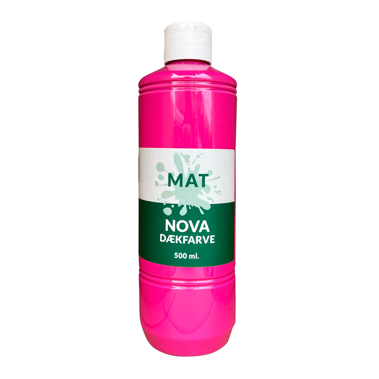 Nova mat dækfarve 500 ml. Pink.