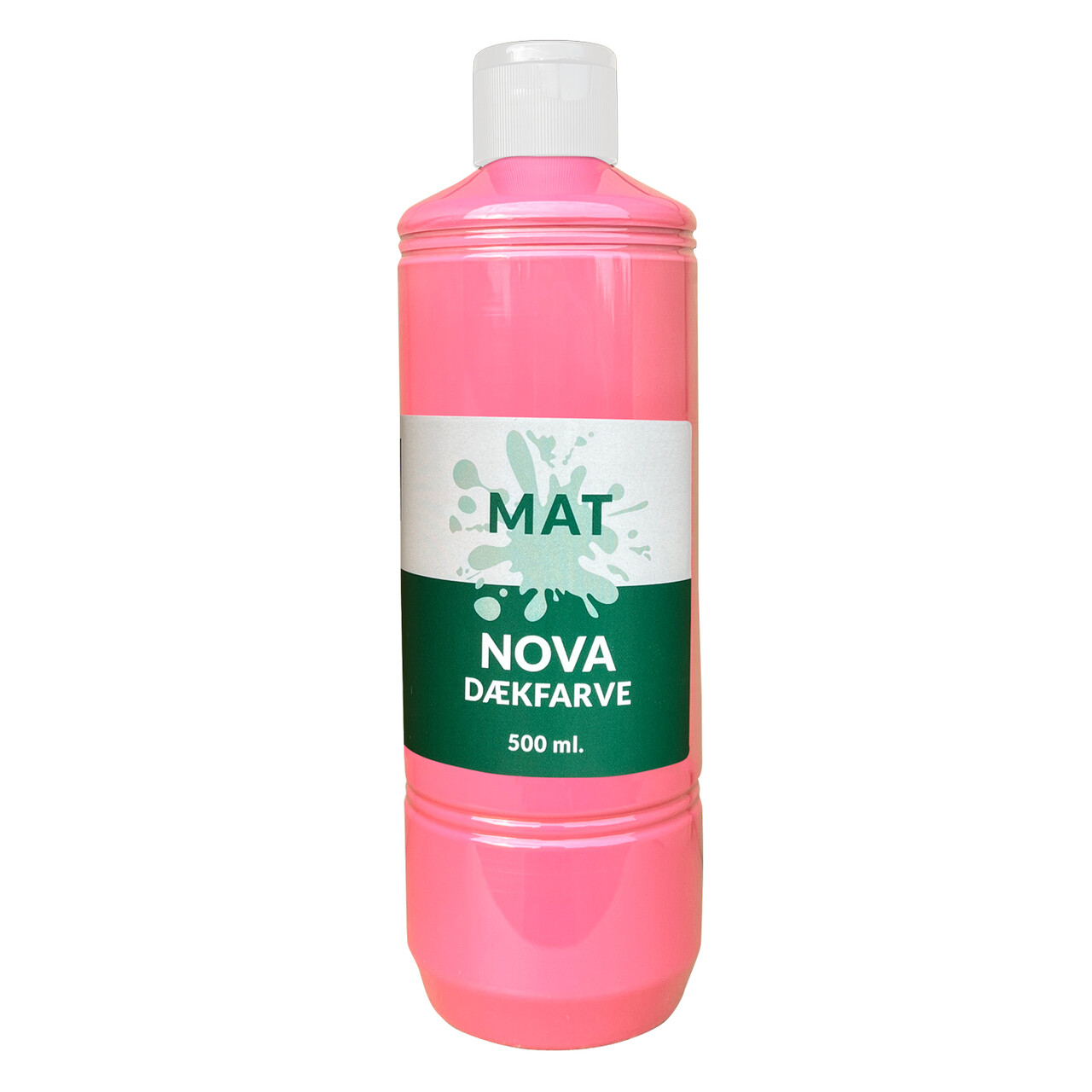 Nova mat dækfarve ½ ltr. Lyserød