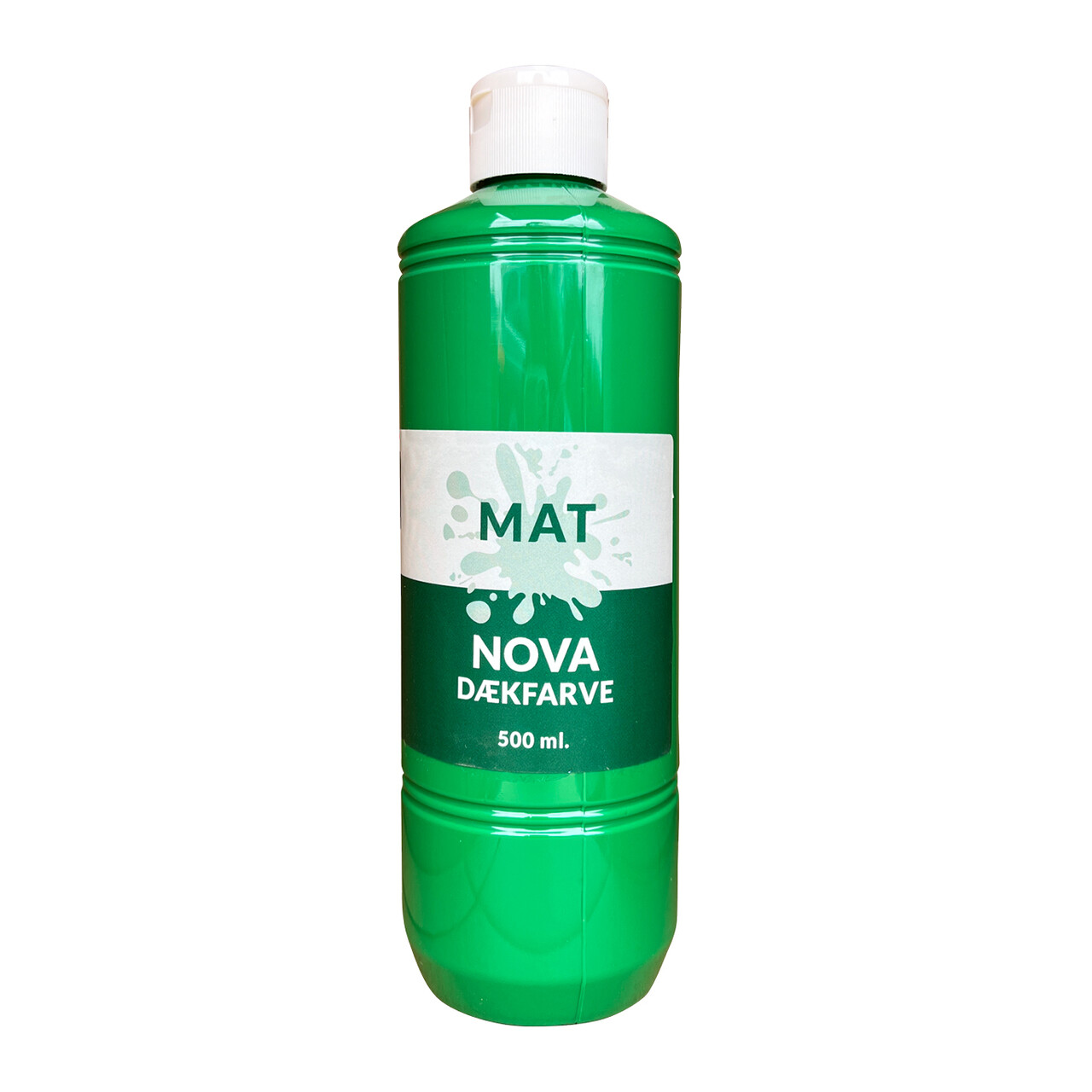Nova mat dækfarve 500 ml. Grøn.