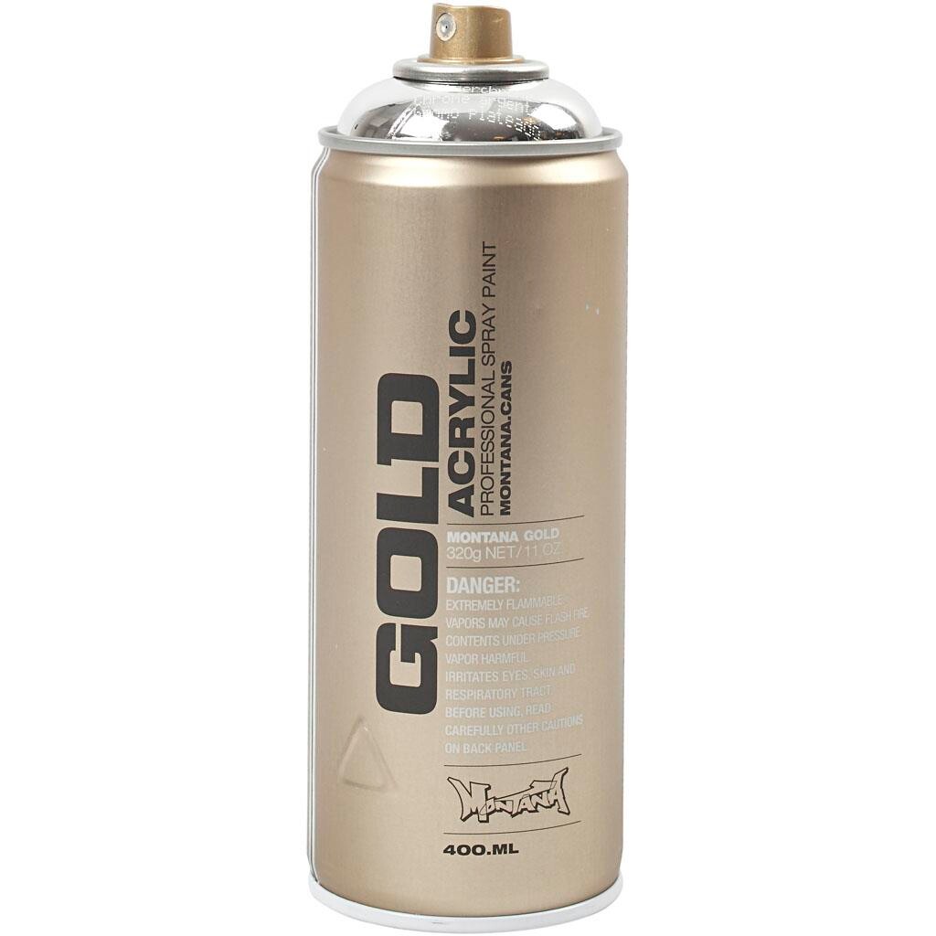 Montana Gold - Spraymaling - Sølv - 400 Ml
