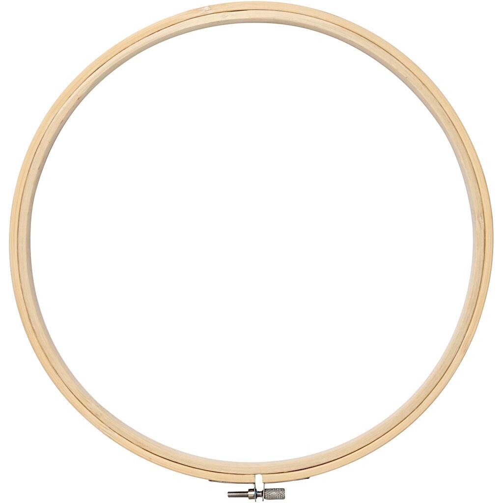 Broderiramme, diam. 25 cm, 1stk. billede