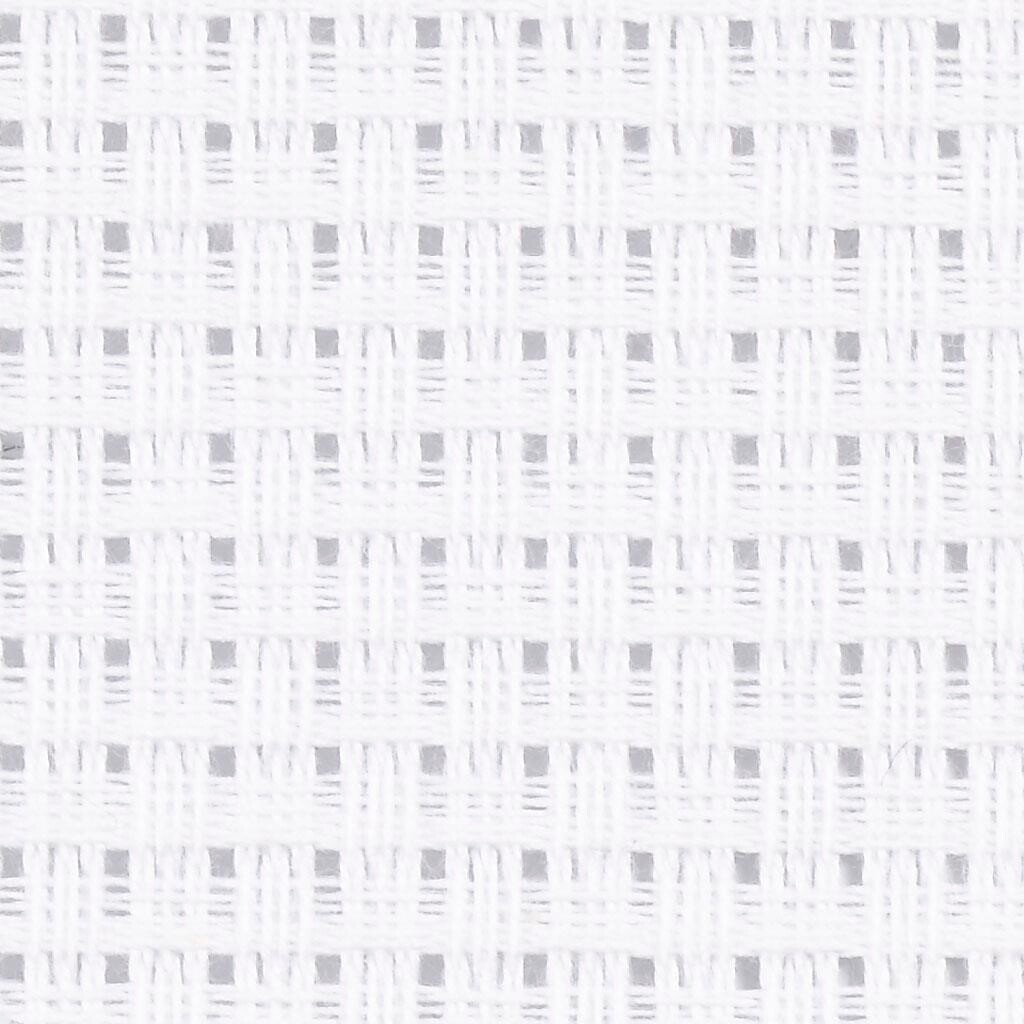 Aida stof, 50x50 cm, hvid, 1 stk. billede
