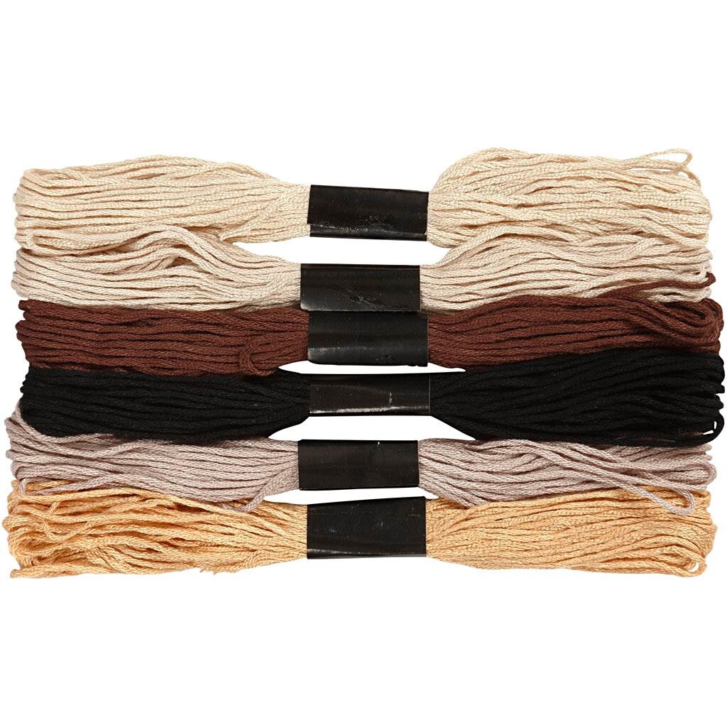 Harmoni broderigarn, 1 mm, natur harmoni billede