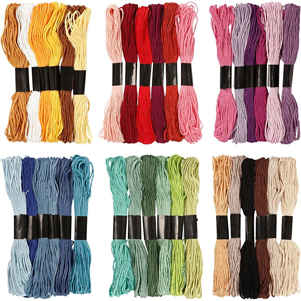 Harmoni broderigarn - 252 bdt., 1 mm billede