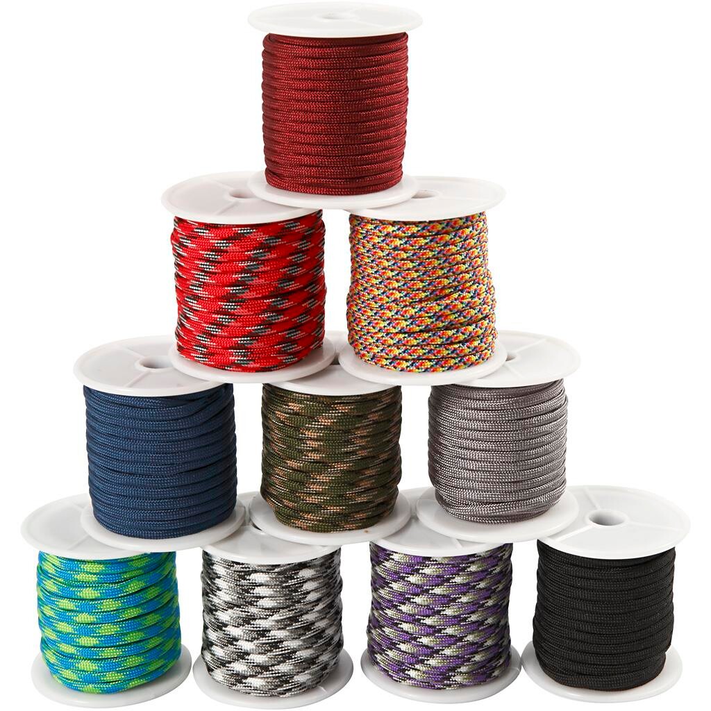 Imiteret faldskærmsline, 5 mm, 10x10 m billede