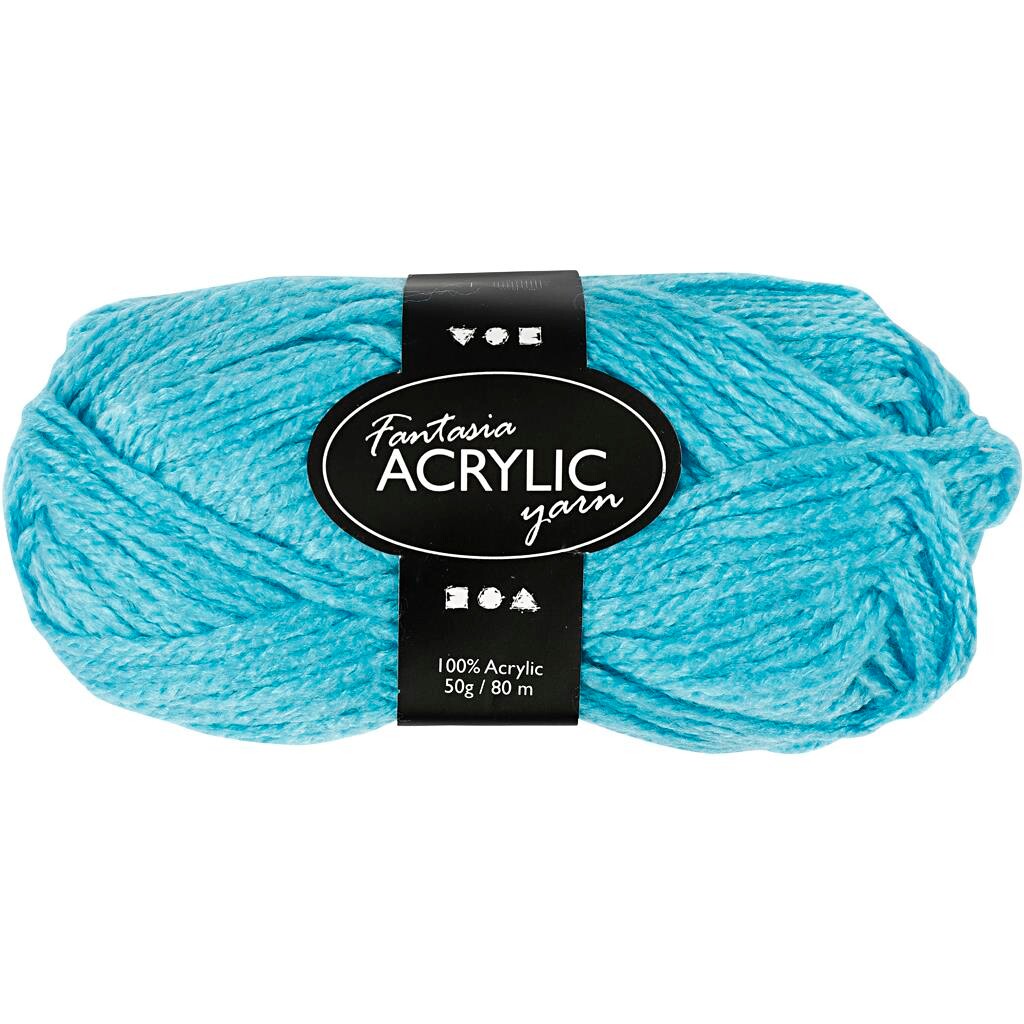 Creativ Company Acrylic yarn Turqoise 50gr 80m
