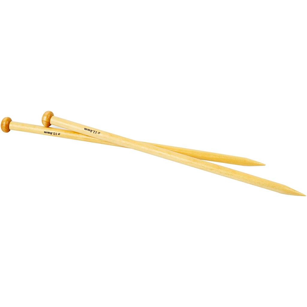 Strikkepinde, 12 , 1 par billede