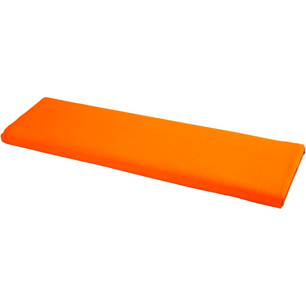 Stof, B: 145 cm, 140 g/m2, orange, 10m