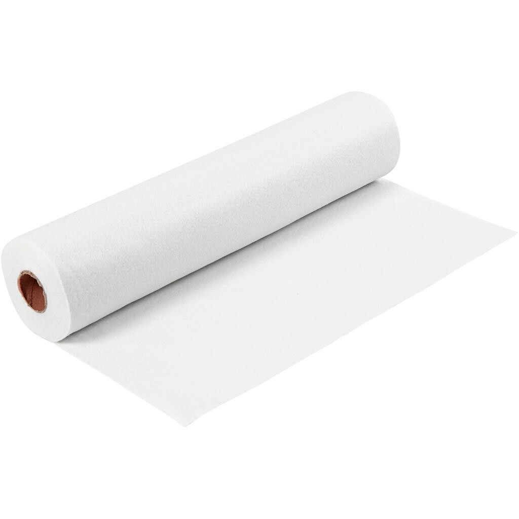 Hobbyfilt Hvid Meter