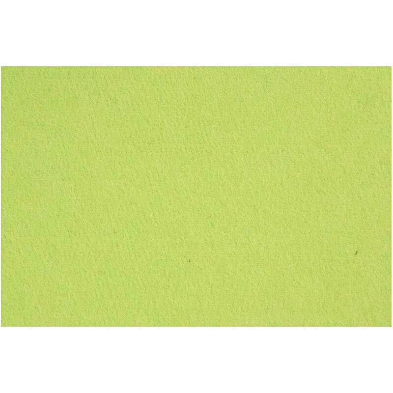 Hobbyfilt, ark 42x60 cm, tykkelse 3 mm, lys grøn, 1 ark