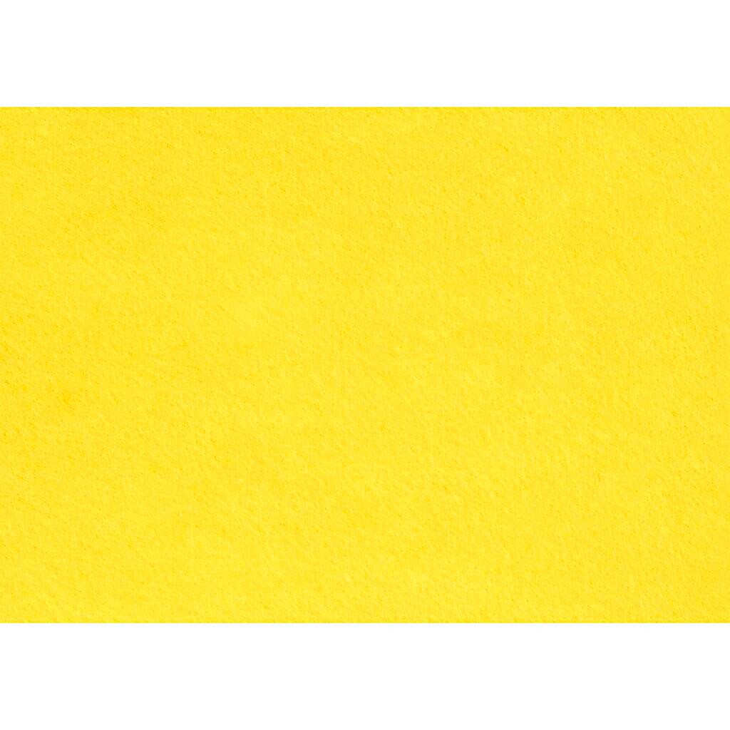 Hobbyfilt, 21x30 cm, gul, 10 ark billede