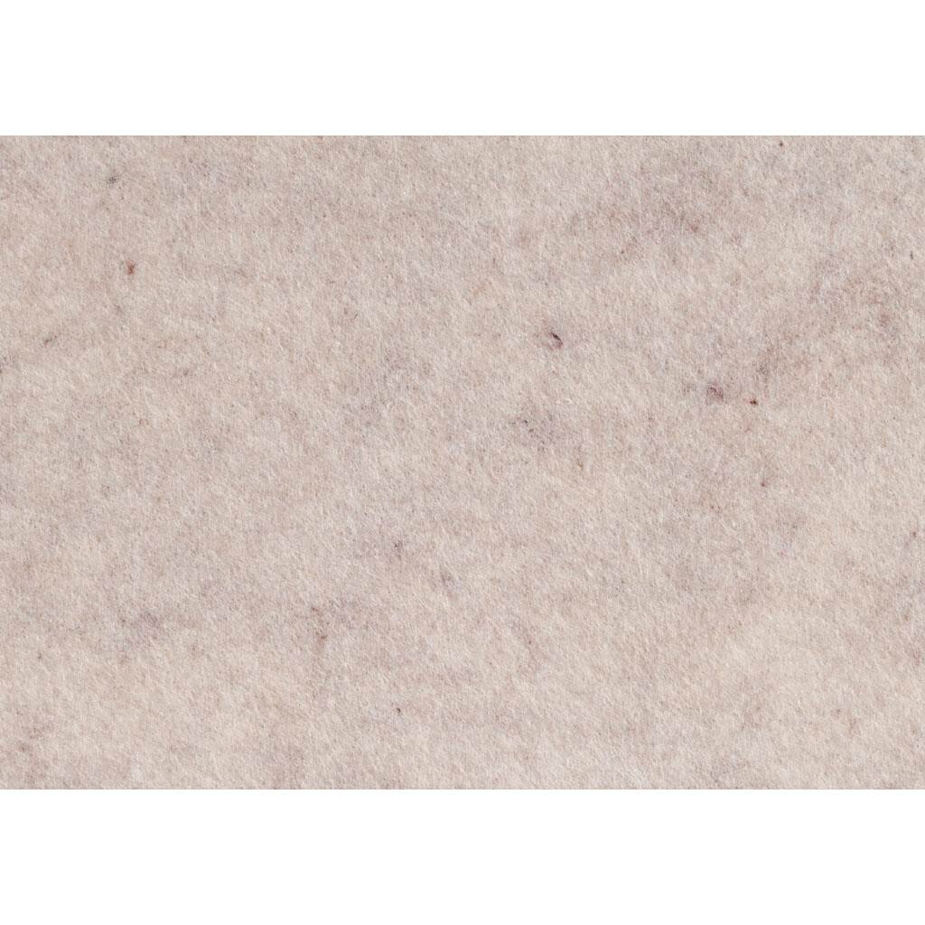 Hobbyfilt, 21x30 cm, råhvid, meleret, 10 billede