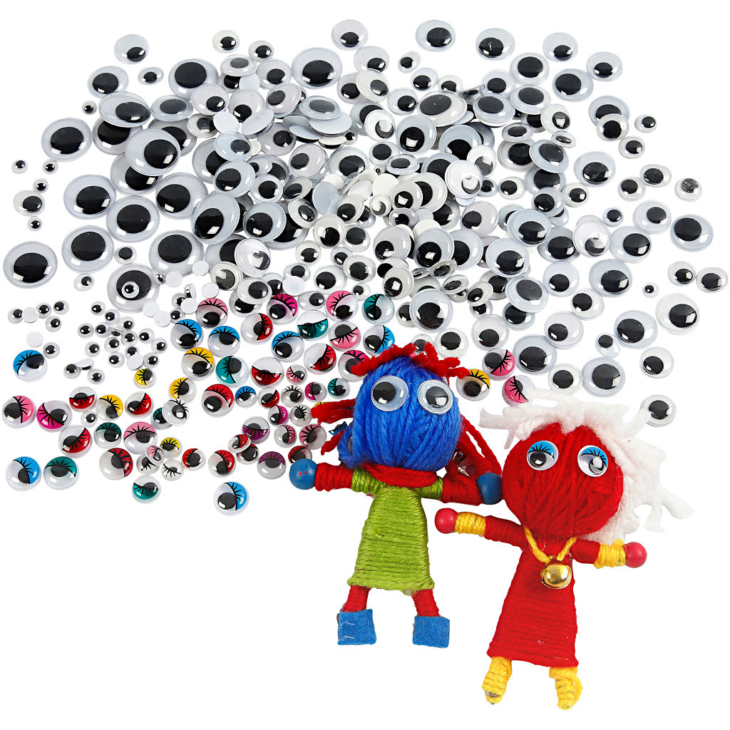 Rulleøjne, dia. 4-20 mm, 1700 ass. billede