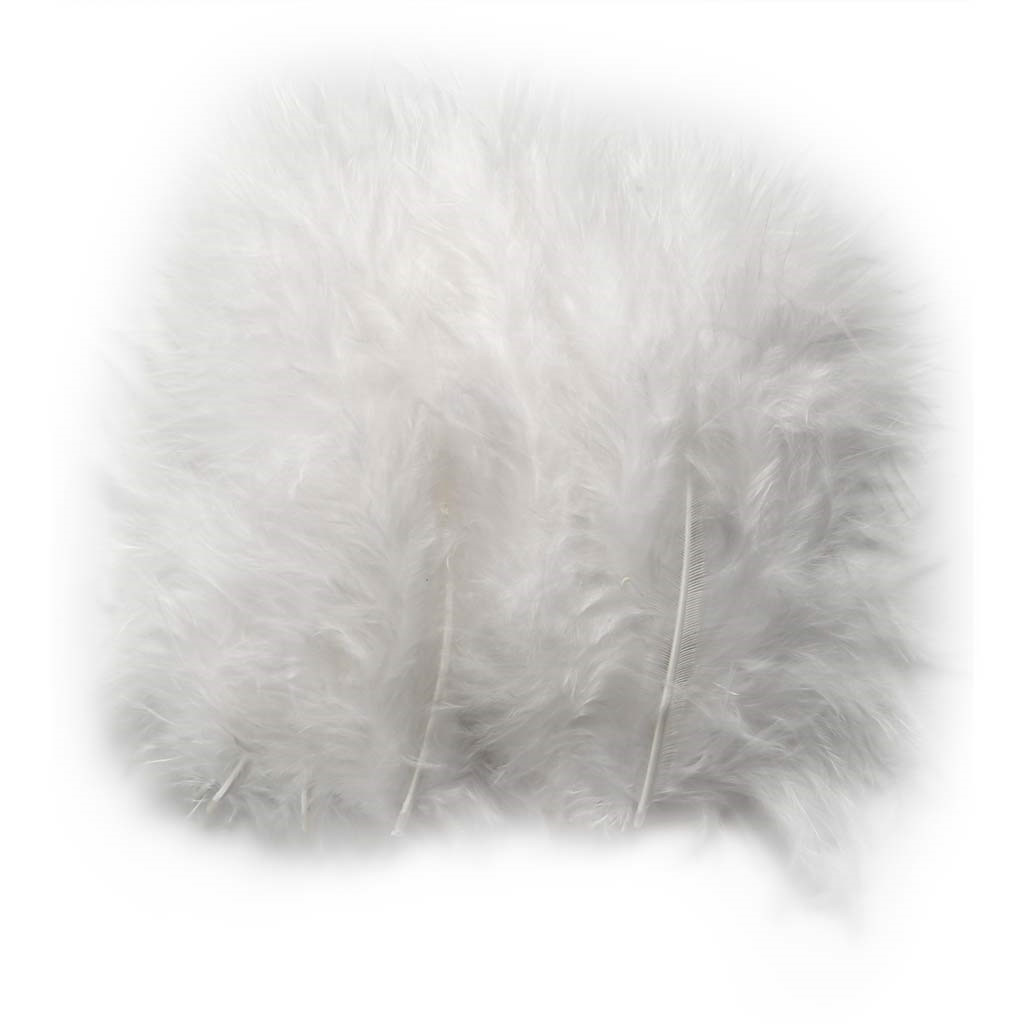 Dun, 5-12 cm, hvid, 15 stk. billede