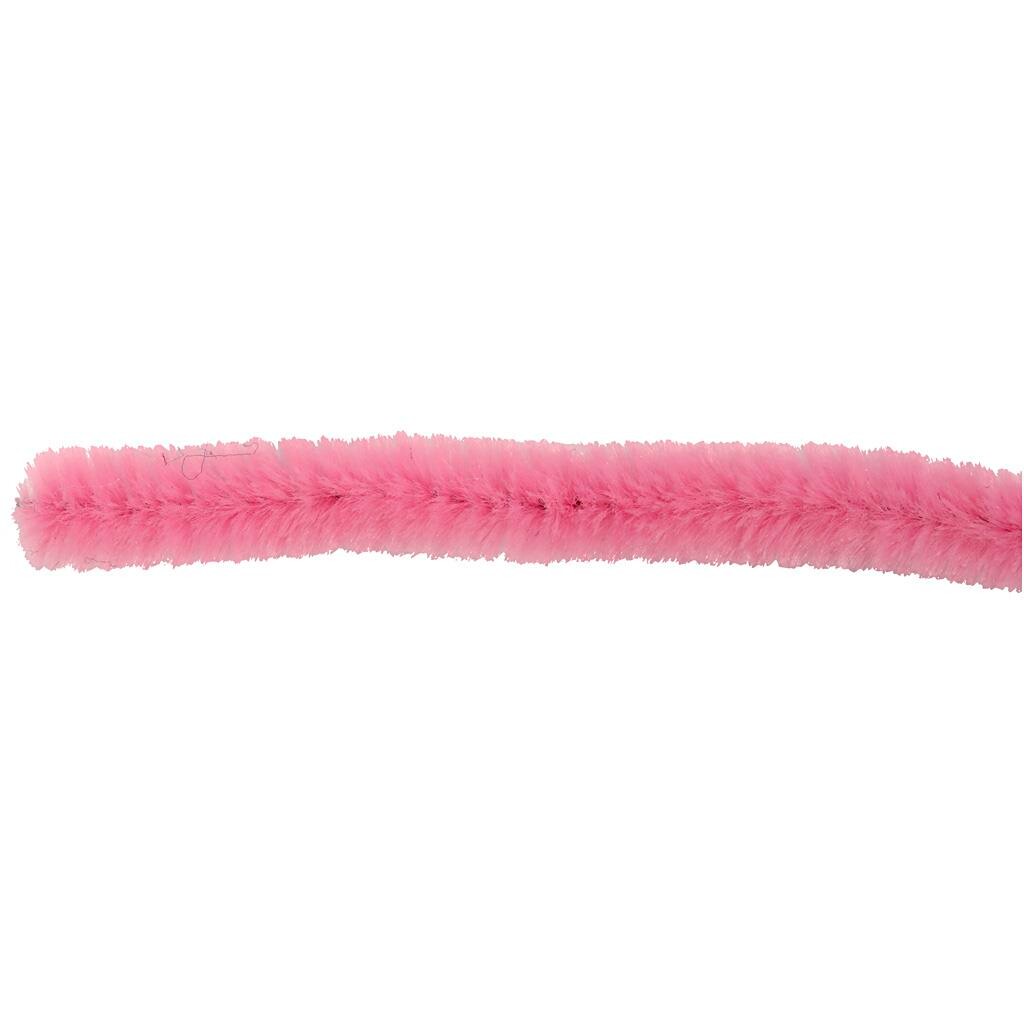 Chenille, 15 mm, pink, 15 stk. billede