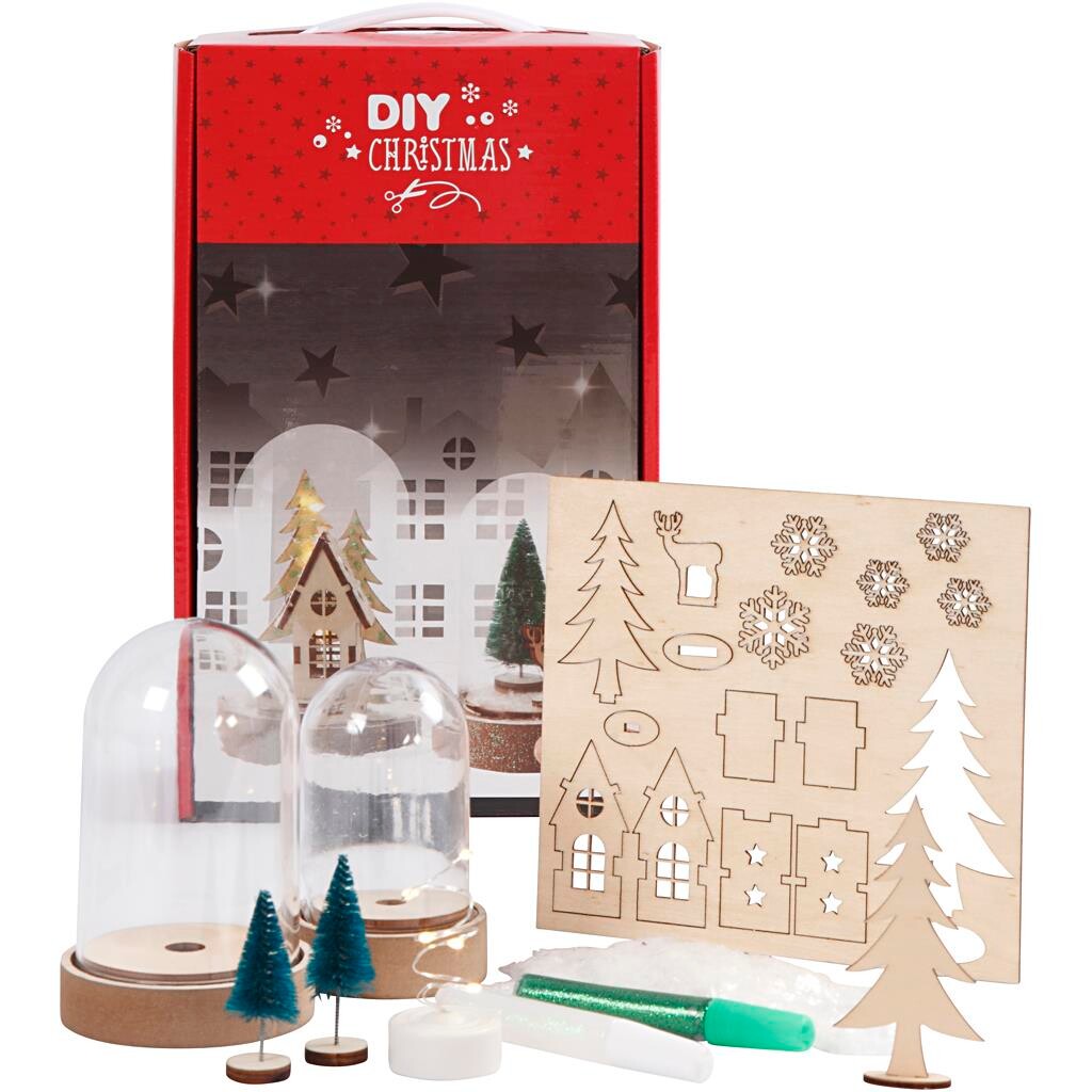 Diy Christmas Materialesæt Til Klokker 2 Stk