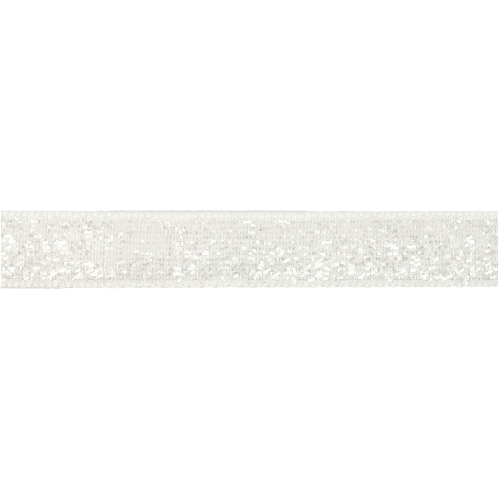 Dekorationsbånd : Hvid Paris