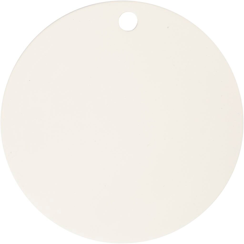 Platte, diam. 15 cm, tykkelse 0,5 cm, hv billede