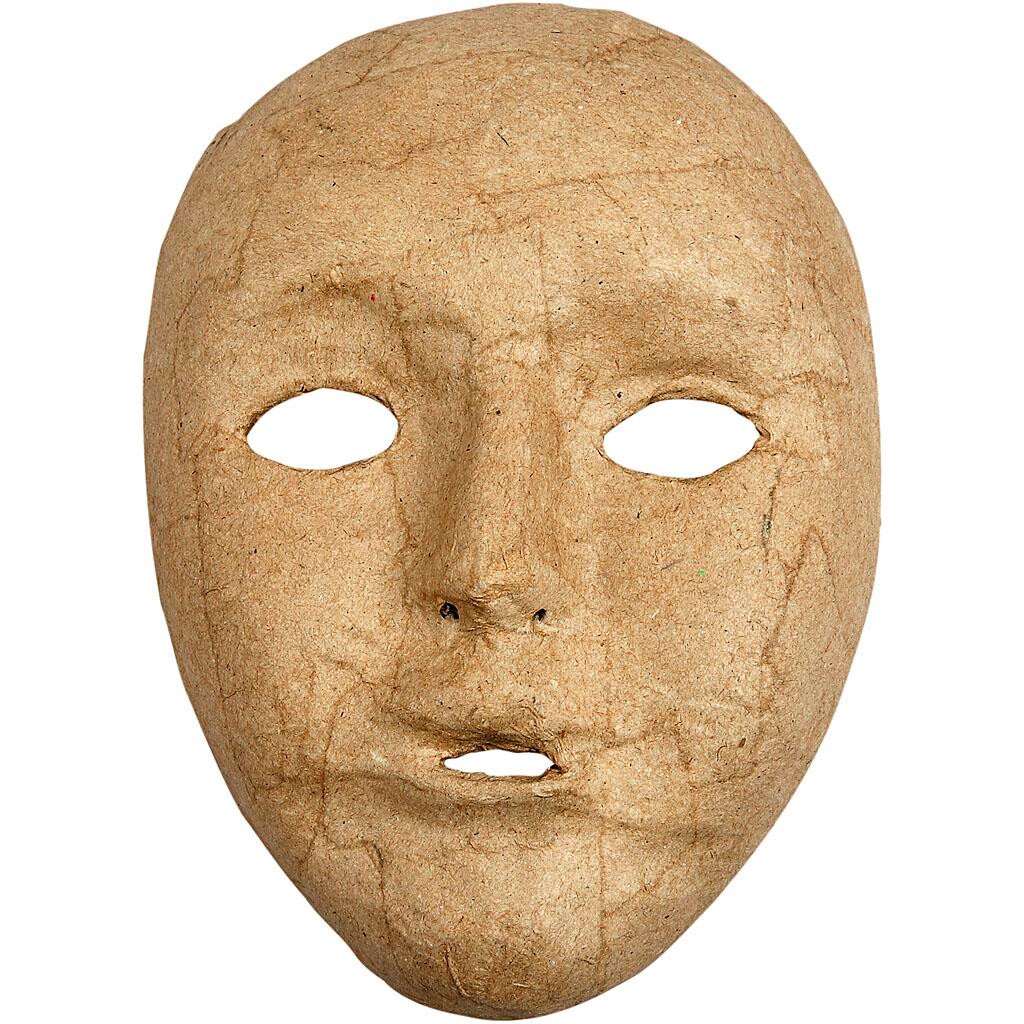 Helmaske, H: 17,5 cm, B: 12,5 cm, 1stk. billede