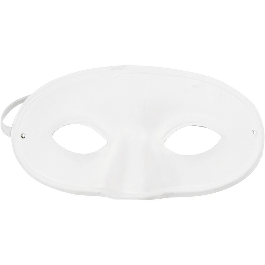 Halvmaske, 9,5 cm - 10 stk. billede