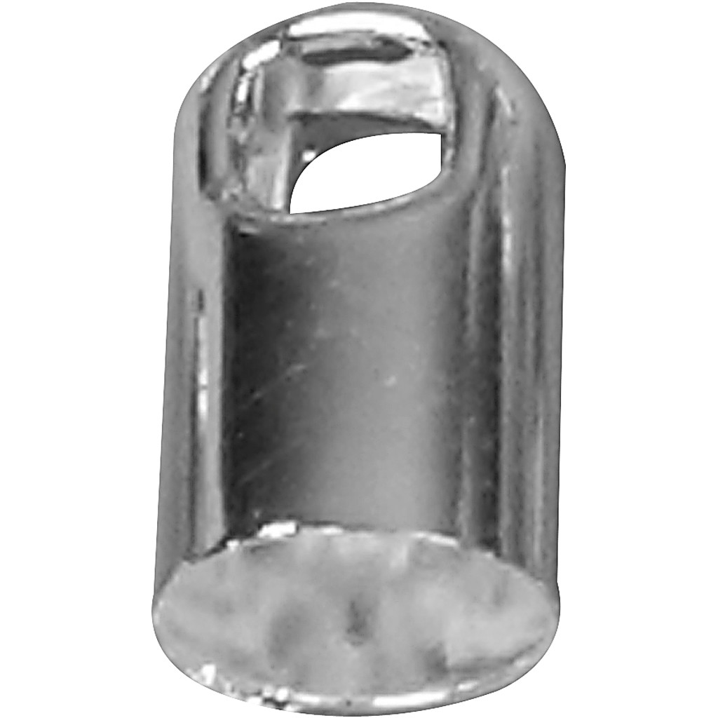 Enderør, 4,2 mm, forsølvet, FS, 8 stk. billede