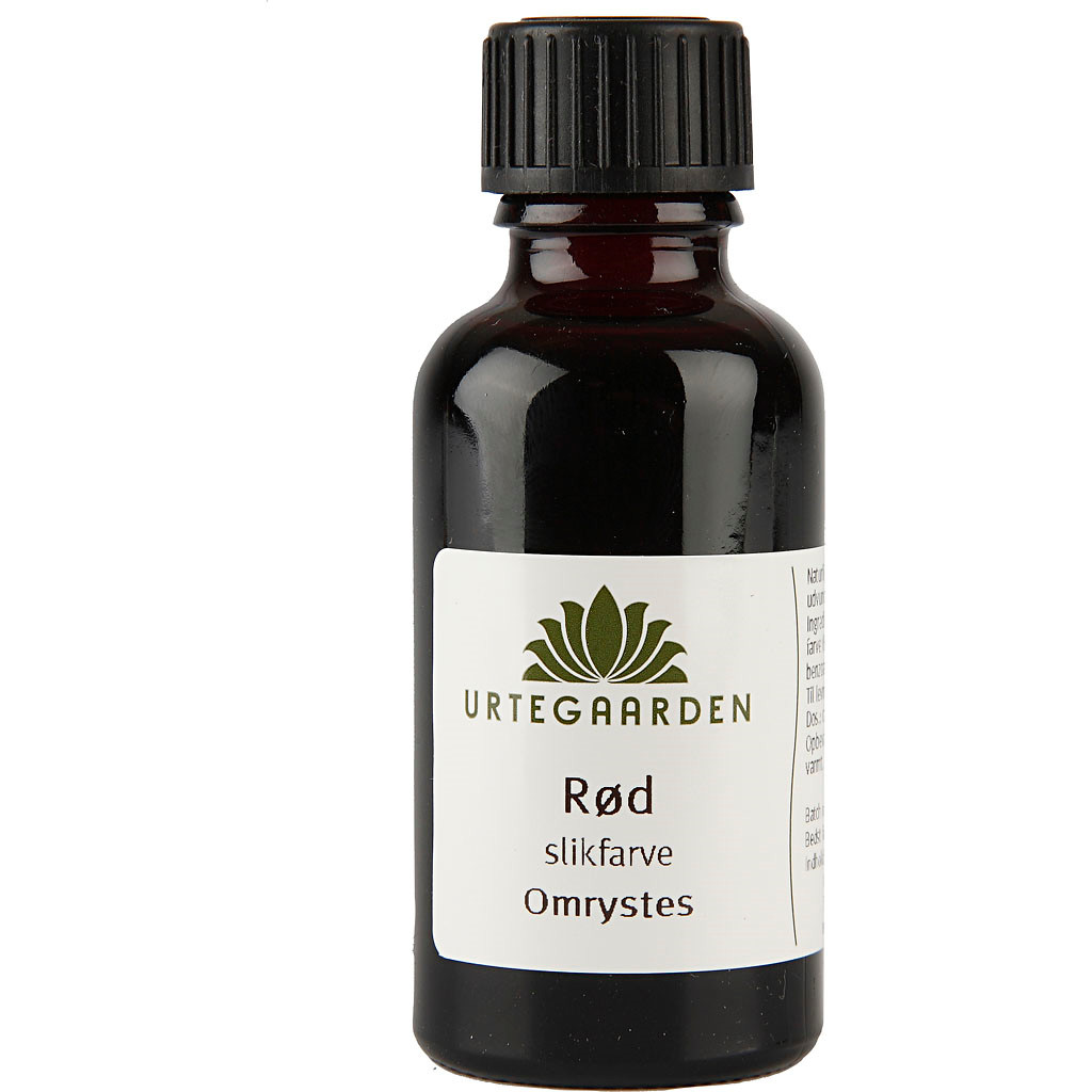 Slikfarve, Rød, 30 ml