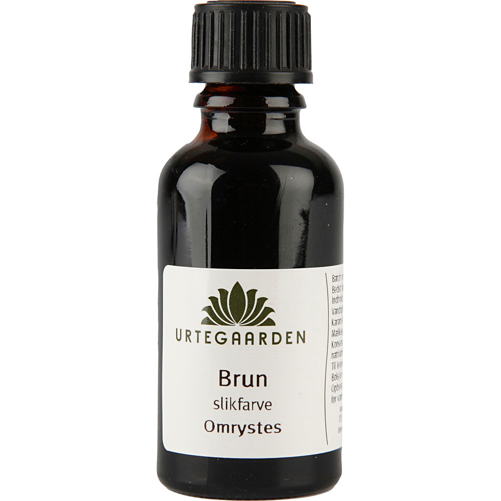 Slikfarve, Brun, 30 ml