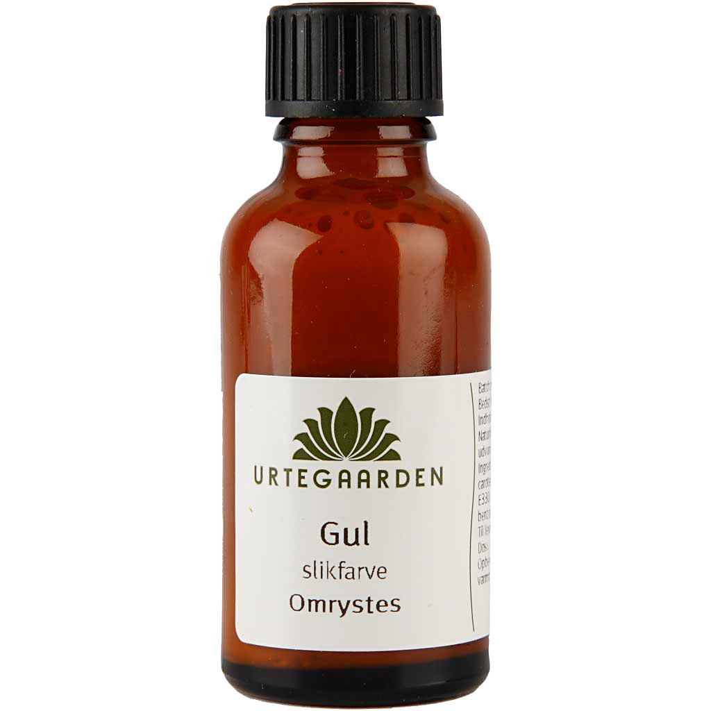 Slikfarve, Gul, 30 ml