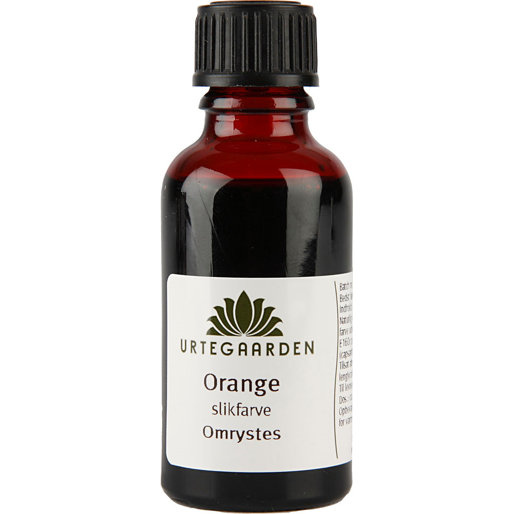 Slikfarve Orange, 30 ml