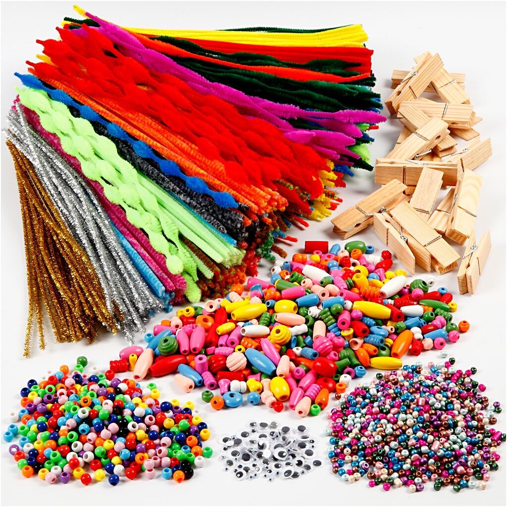 Sjov med klemmer og chenille, 1 sæt billede