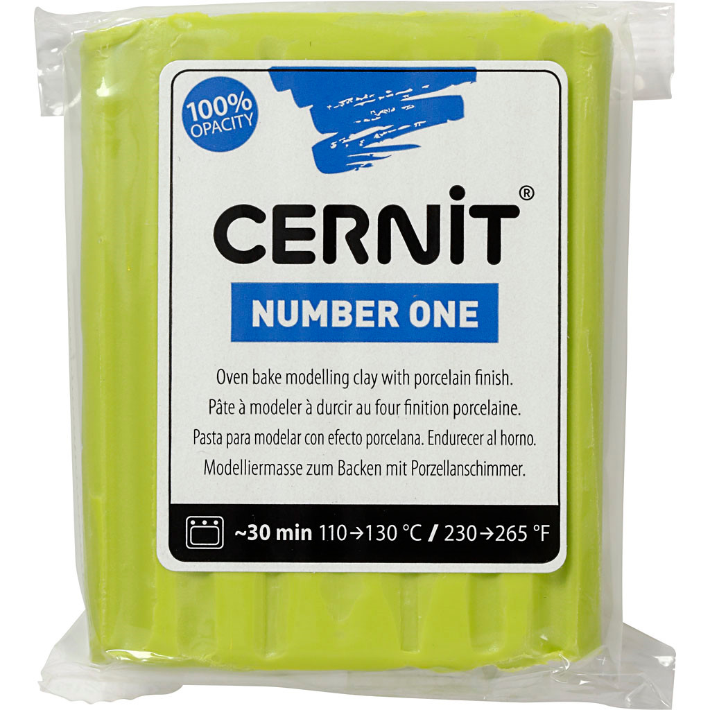 Cernit, lime green (601), 56g billede